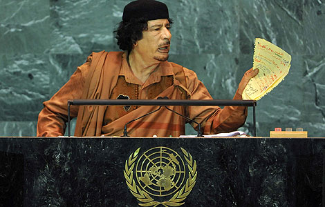 Discurso del Coronel Al-Gaddafi ante la ONU
