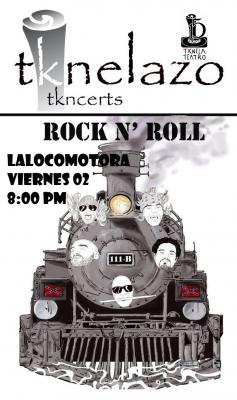 Banda de hard rock Lalocomotora  este viernes 02 en Tknela Teatro