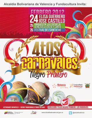 4tos Carnavales de Negro Primero comienzan el próximo viernes 24 con gran fiesta popular